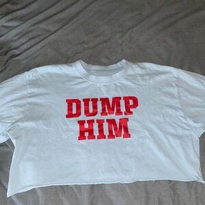 Dump him call her daddy barstool sports crop top